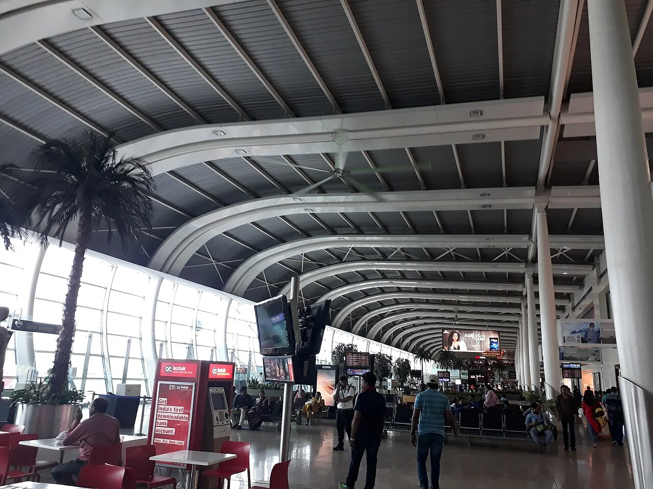 Interior of Chhatrapati Shivaji Maharaj International Airport