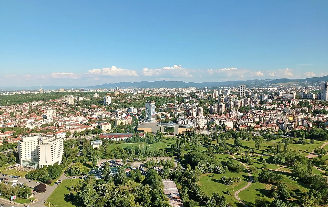 Panorama of Sofia
